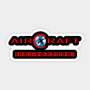 aircraft engineering aerospace engineer Sticker